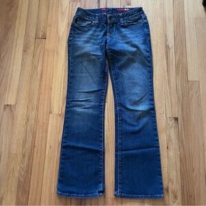 VGUC X2 denim jeans. W01 Boot. Size 4